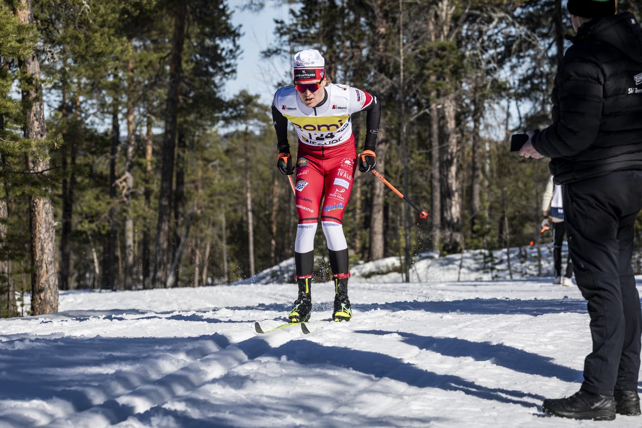 Inarin Yrityksen Topias Kemppi neuvoo lähtemään sunnuntain 50 kilometrille rauhallisesti.