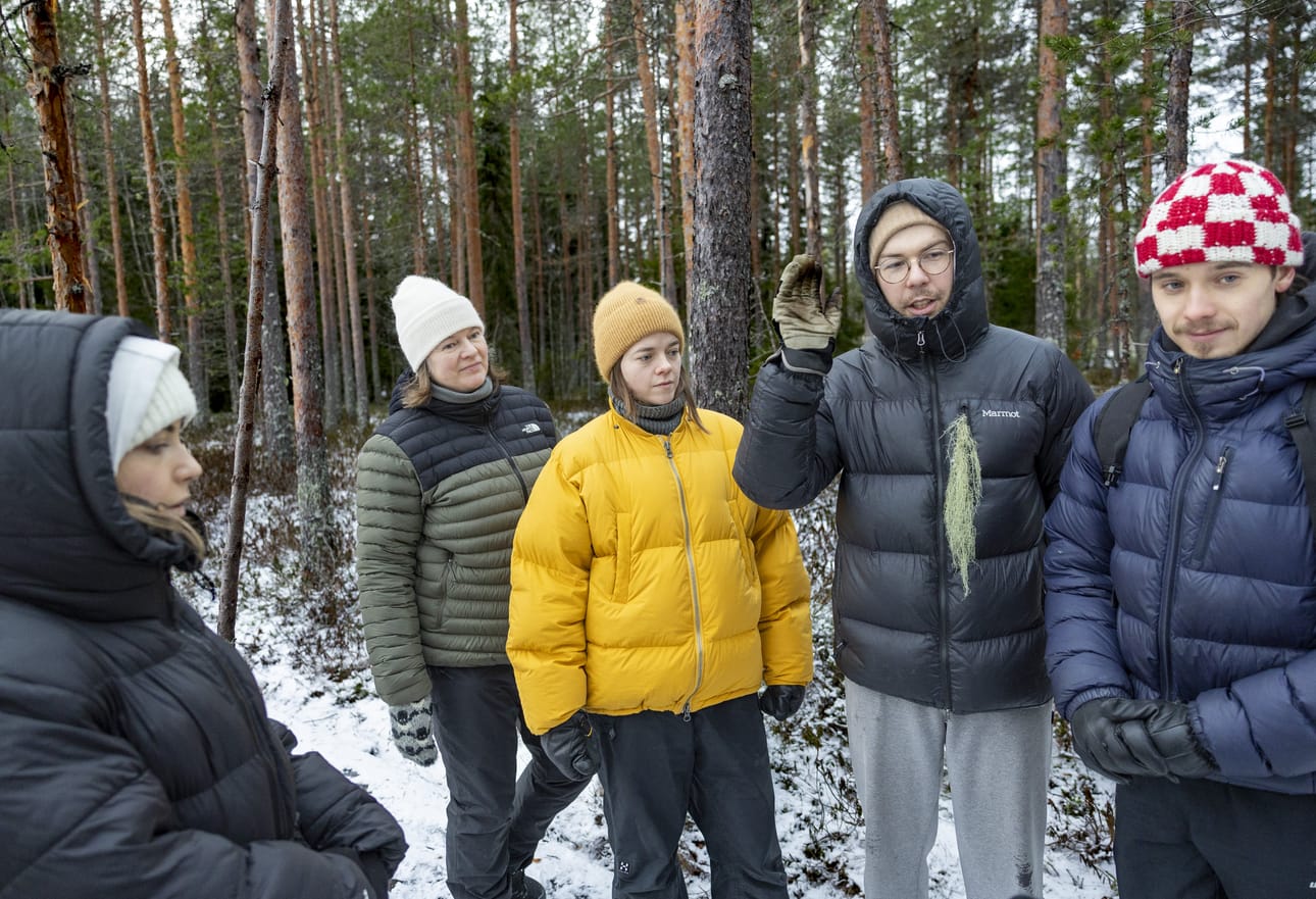 Narriman Pimentel, Minna Hilli, Oona Hilli, Axel Åkerlund ja Aaro Hilli.
