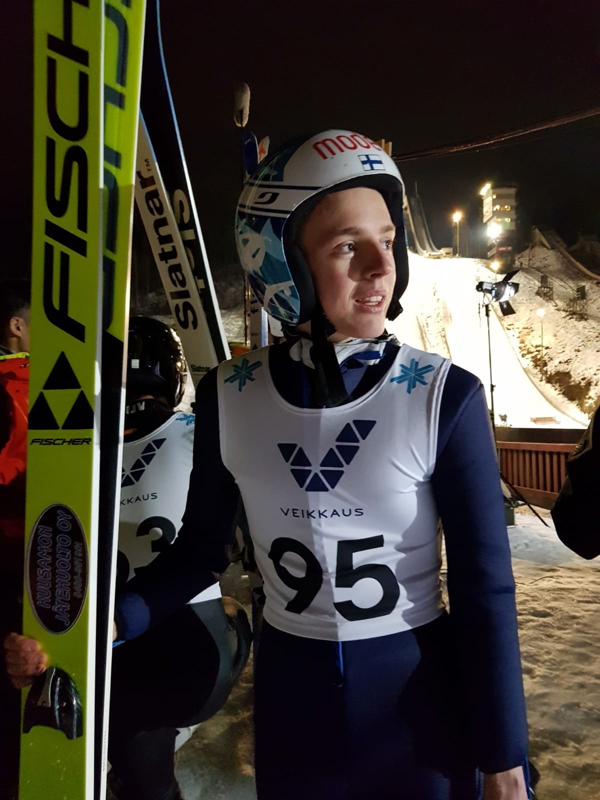 Kalle Heikkinen saavutti SM-pronssia normaalimäessä Rovaniemellä lauantaina.