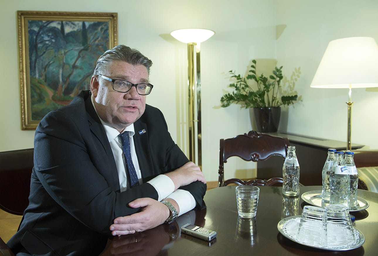 Ulkoministeri Timo Soini (ps.) vaatii, että EU:n ulkorajojen valvonta pitää saada toimimaan.