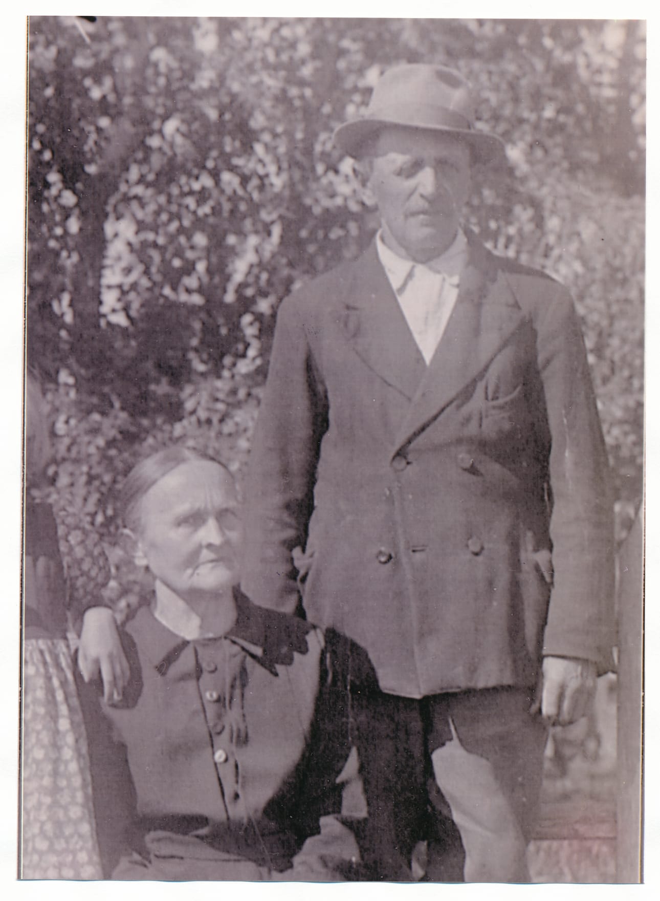 August Viktor ja Ida Peltoniemi. Kuva 1940-luvun loppupuolelta 1947 tai 1948.