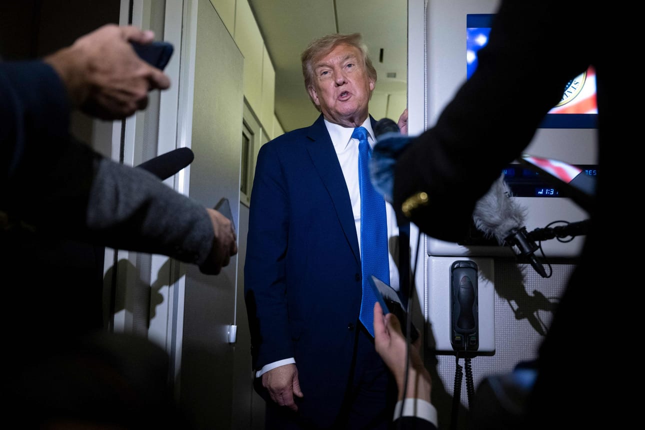 Presidentti Donald Trump on toistuvasti ottanut esille Yhdysvaltojen puuttumisen Iranin ja Israelin ilmasotaan. LEHTIKUVA/AFP