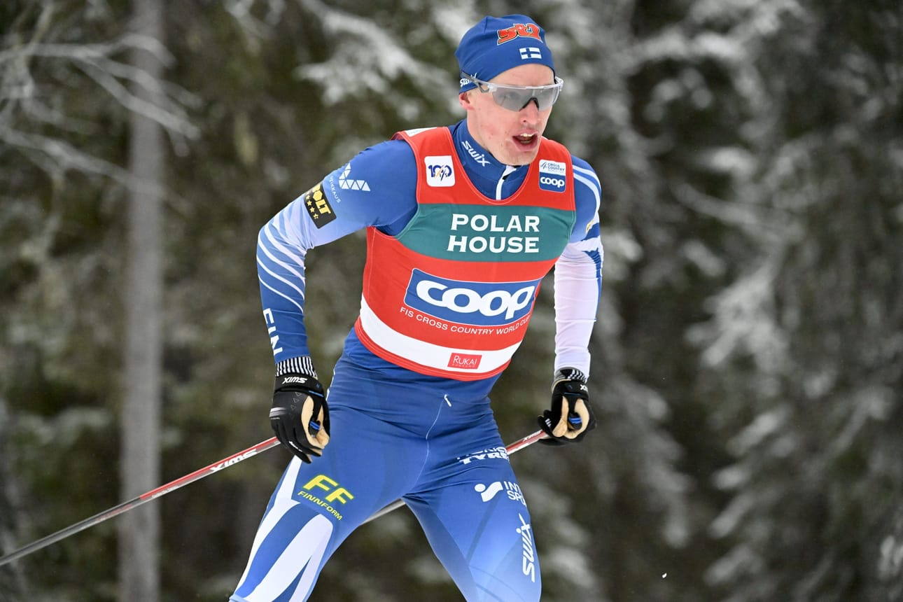 Iivo Niskanen hävisi 0,9 sekuntia voittajalle. Arkistokuva. LEHTIKUVA / HEIKKI SAUKKOMAA