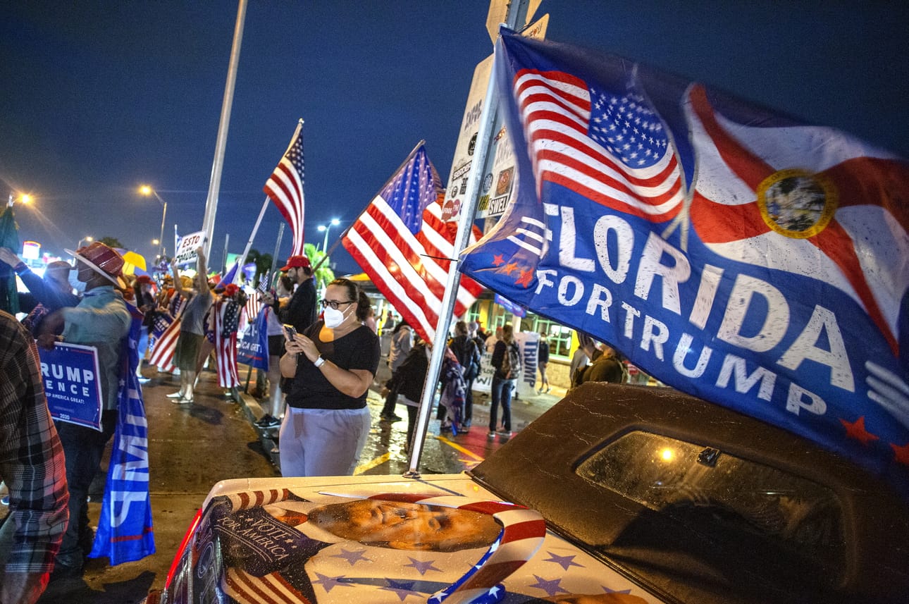 Donald Trump voitti Floridan, mutta se ei taida riittää.