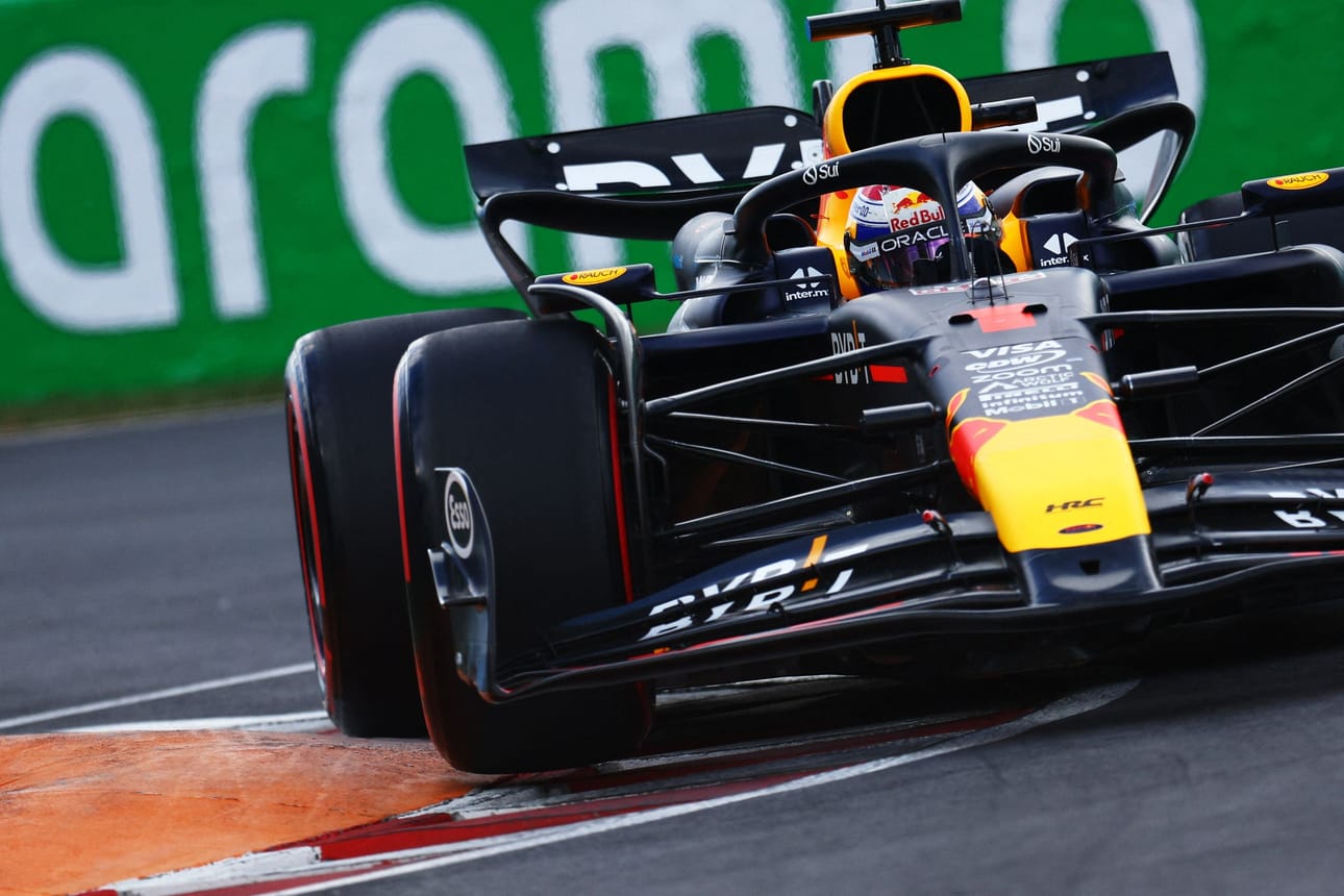 Red Bullin Max Verstappen Kanadan gp:ssä. LEHTIKUVA/AFP