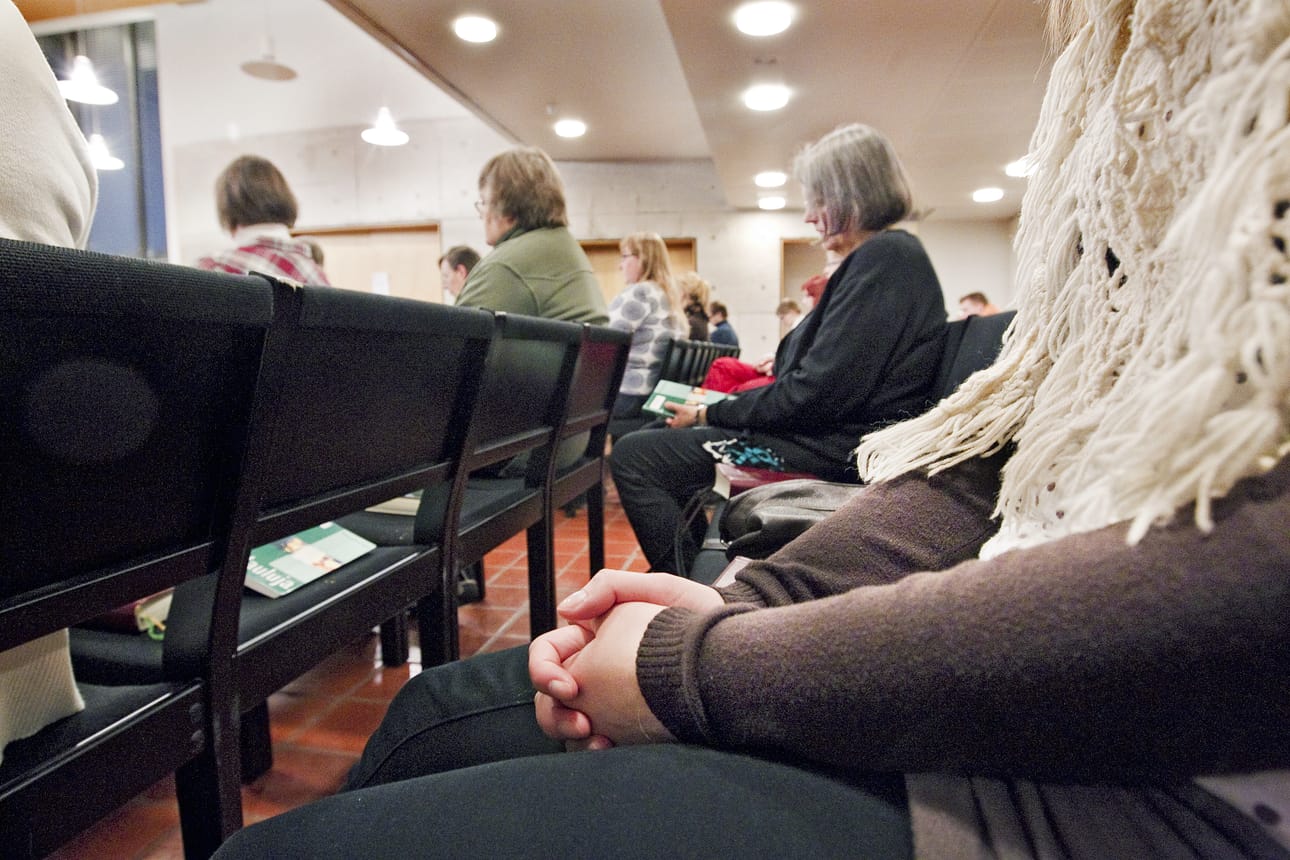 Kirkosta erosi tänään ennätyksellisen paljon ihmisiä.
