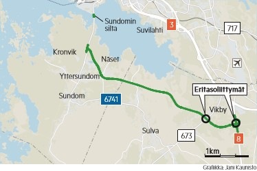 Yrityksille mainiot näkymät – hyvä tie ja satama lähellä