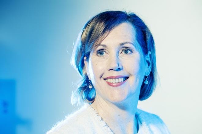 SDP:n presidenttiehdokas Tuula Haatainen. Kuva: Joel Maisalmi
