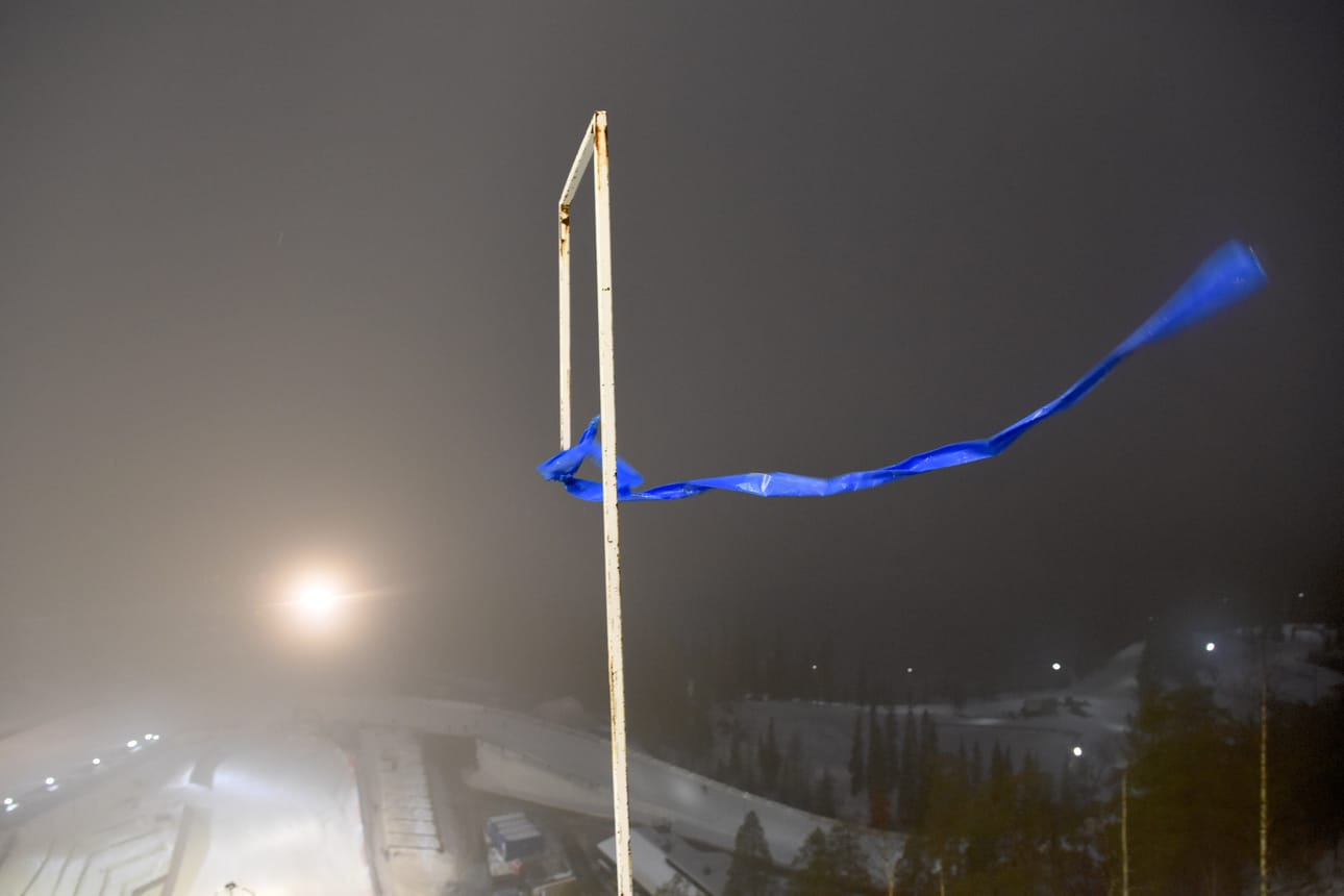 Rukan tuulimittaria seurataan tänä viikonloppuna tarkkaan.