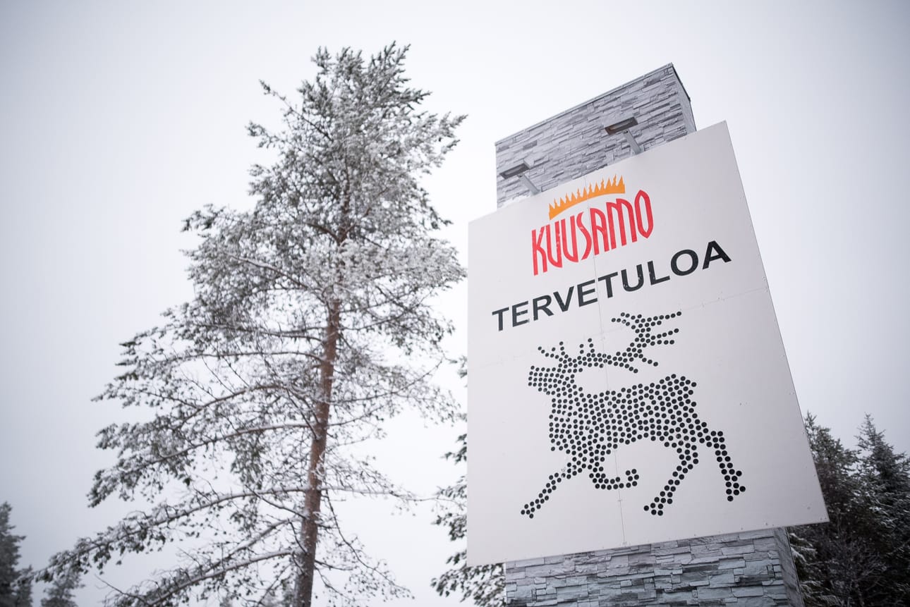 Kirjoittaja pohtii, että minne Kuusamo on menossa. Arkistokuva joulukuulta 2018.