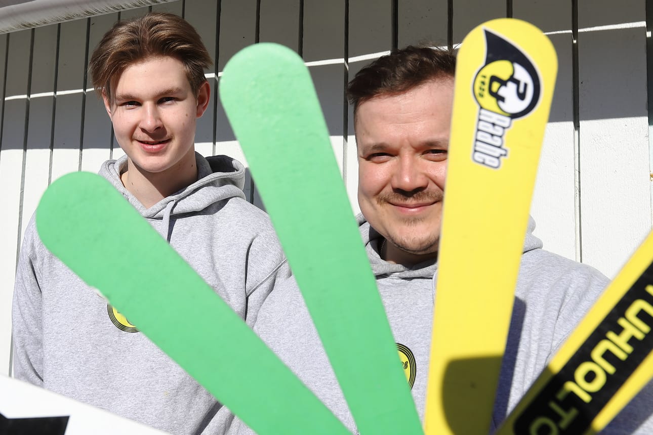 Kapteeni Artturi Ahtimaa ja pelinjohtaja Janne Mykkänen odottavat jo kovasti kauden avausta.