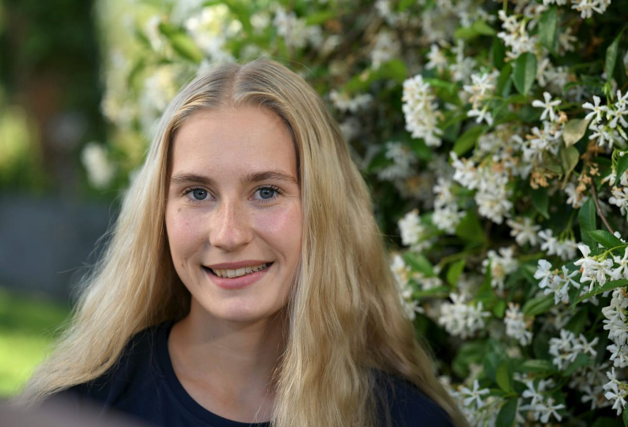 Nathalie Blomqvist on 5000 metrillä Euroopan tilaston kuudentena ja 3000 metrillä neljäntenä. LEHTIKUVA / Jussi Nukari