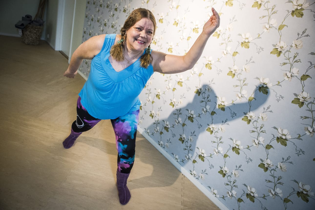 XXL-tanssija Sirkka Juntunen.