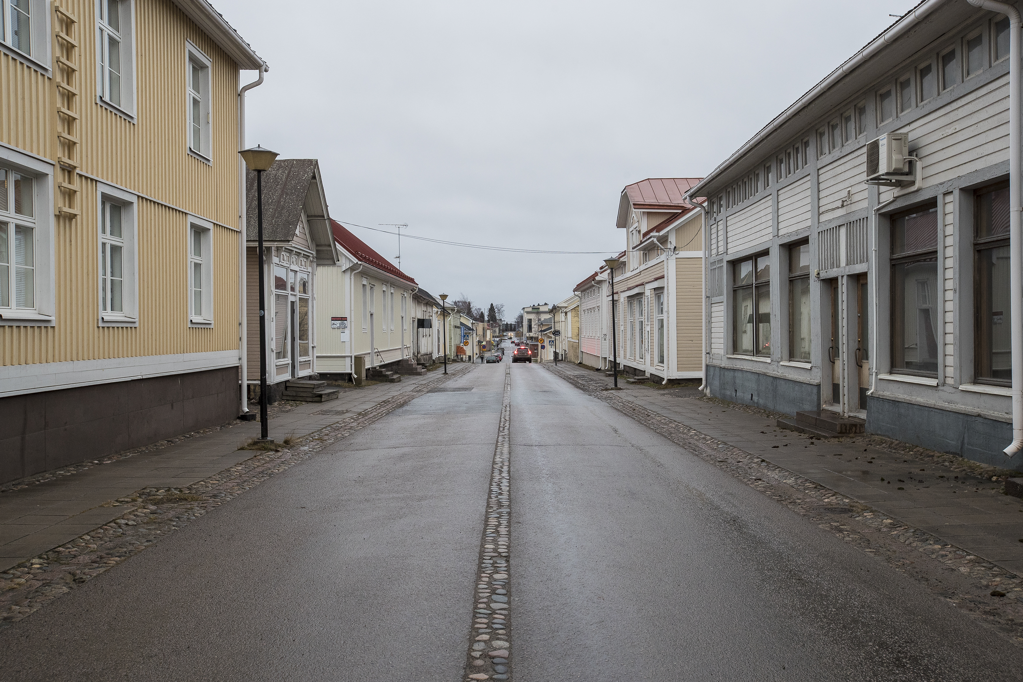 Raahen kauppakatu maraskuussa 2018.