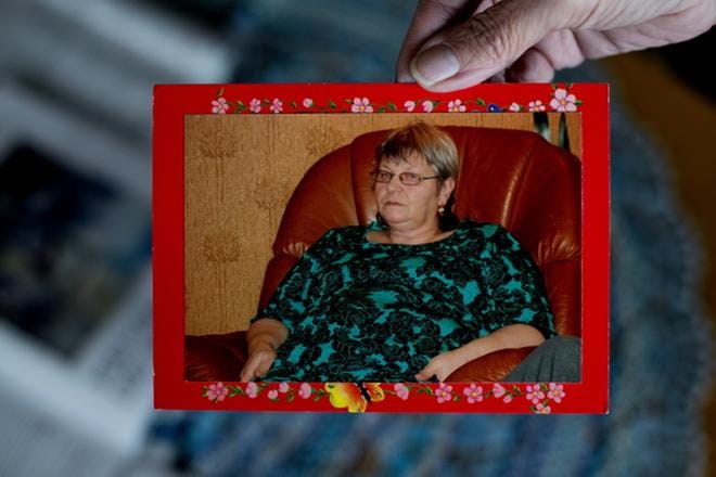 Sirpa Talkkarin lähtöpaino oli 118 kiloa. Polvet ja selkä alkoivat pettää. KUVA: JAAKKO ELENIUS