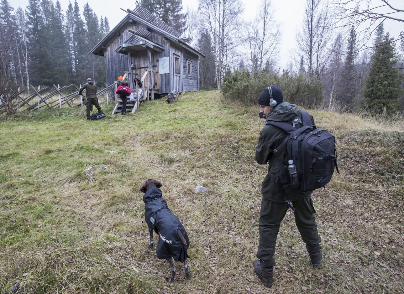 Eränkävijöitä kuvattiin syksyllä 2016 muun muassa Pudasjärvellä.