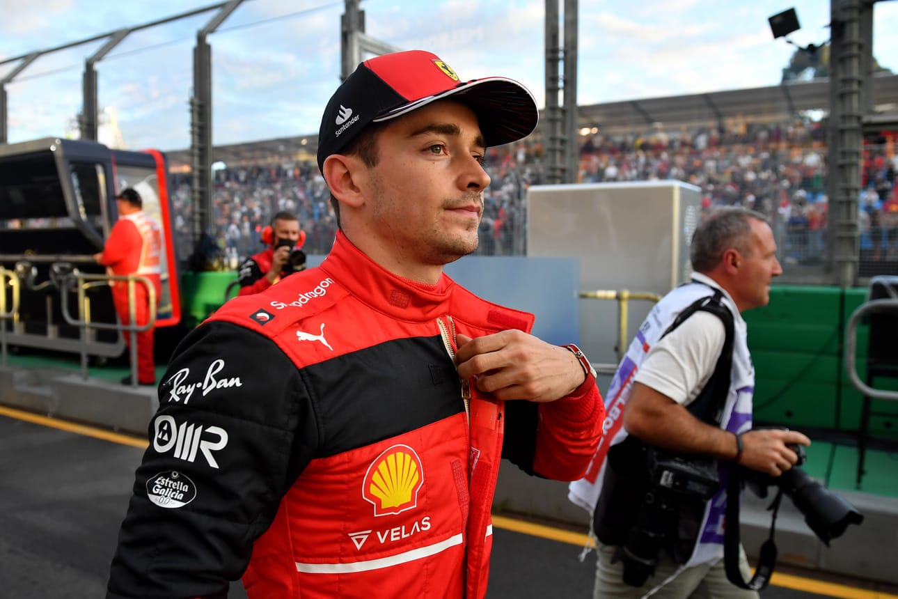 Ferrarin Charles Leclerc juhli Australian GP:n voittoa.