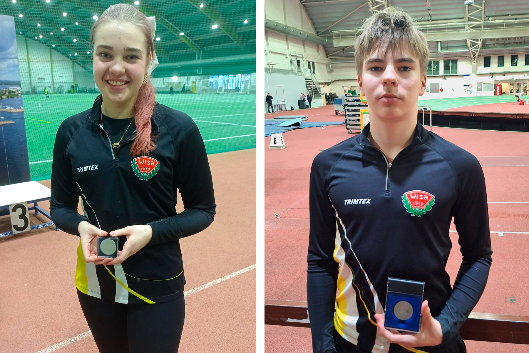 Kauhavalaiset yleisurheilijat mitalisateessa