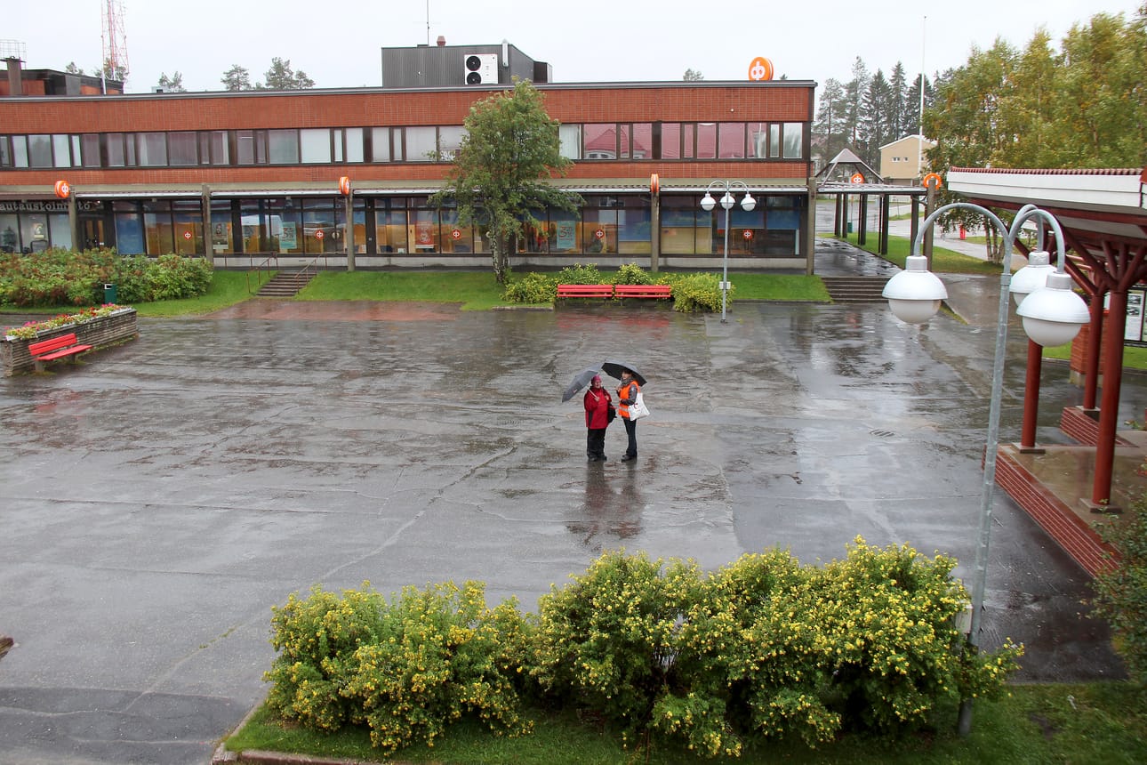 Pudasjärven mielenilmauksessa ei ollut tungosta.