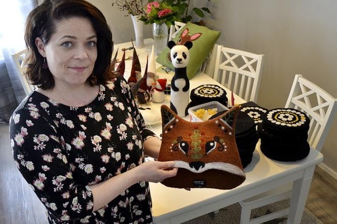 Atelje Hannetar perustettiin 16 vuotta sitten. Nyt Hanne Alho on kasvattanut sen harrastustoiminnasta vientiin. KUVA: HANNELE YLI-VIITALA