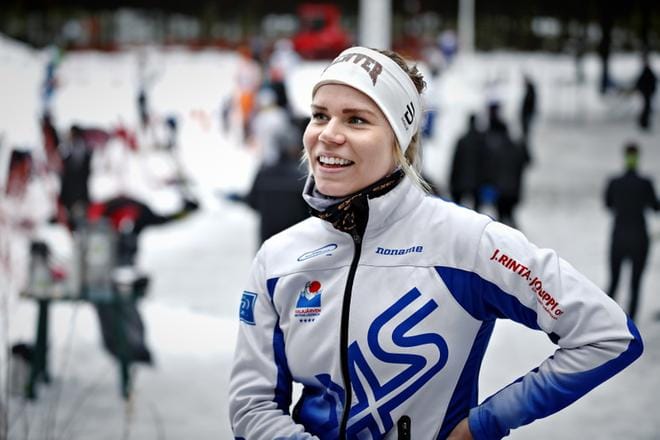 Jasmi Joensuun päämatka Lahdessa on sprintti. KUVA: TOMI KOSONEN