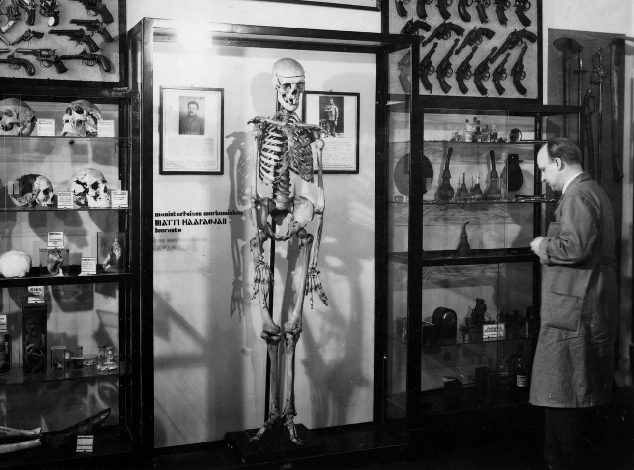 Matti Haapojan luuranko pitkään esillä Rikosmuseossa Helsingissä. Haapoja siunattiin hautaan vuonna 1995. Hän on isänsä haudassa Ylistaron sankarihautausmaalla.