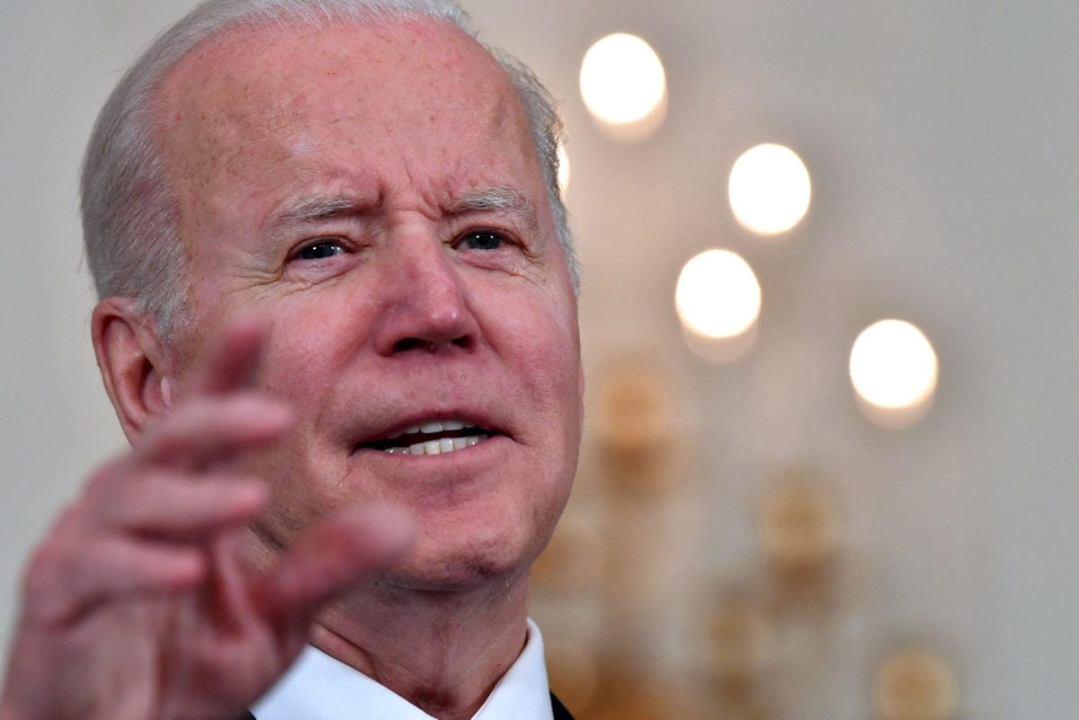 Yhdysvaltain presidentti Joe Biden kertoi, ettei aio esittää anteeksipyyntöjä henkilökohtaisista tuntemuksistaan. LEHTIKUVA/AFP