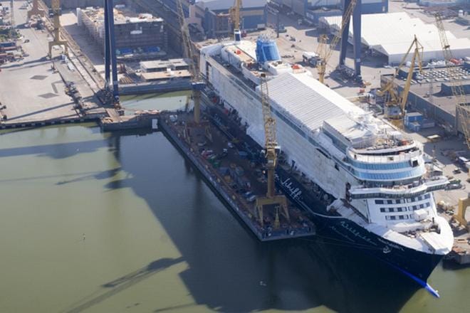 Meyer Turun telakka ja Royal Caribbean Cruises ovat allekirjoittaneet sopimuksen kolmannen Icon-luokan risteilylaivan toimittamisesta keväällä 2025. Kaksi ensimmäistä Icon-alusta luovutetaan vuosina 2022 ja 2024. Ensimmäisen tuotanto alkaa keväällä 2020. KUVA: Meyer