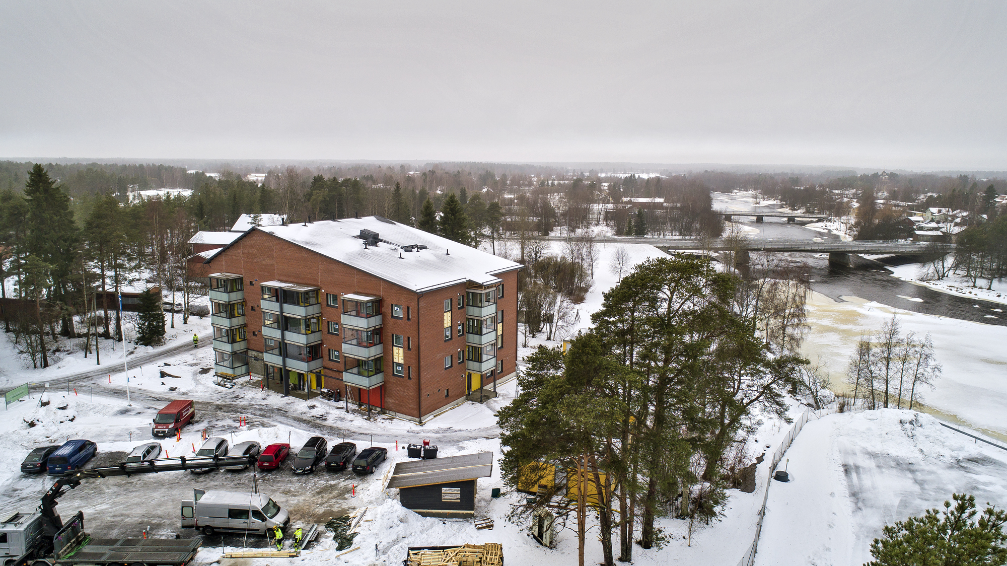 Pyhäjoen kunta kasvattaa vuokra-asuntokantaansa - ostaa yhden asunnon lisää Koskipuistosta