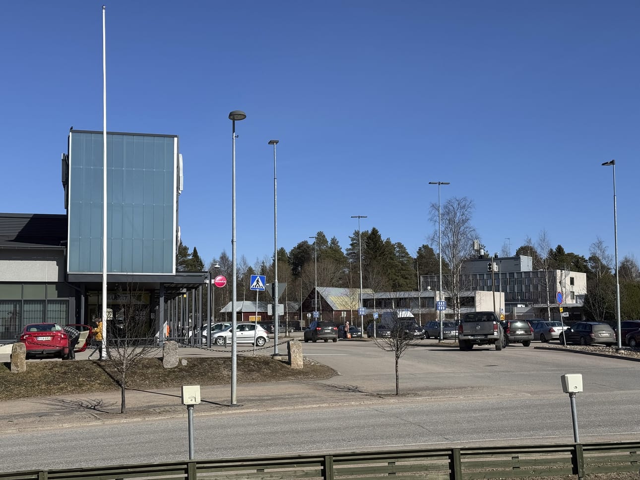 Haapaveden keskustaa keväällä 2026.