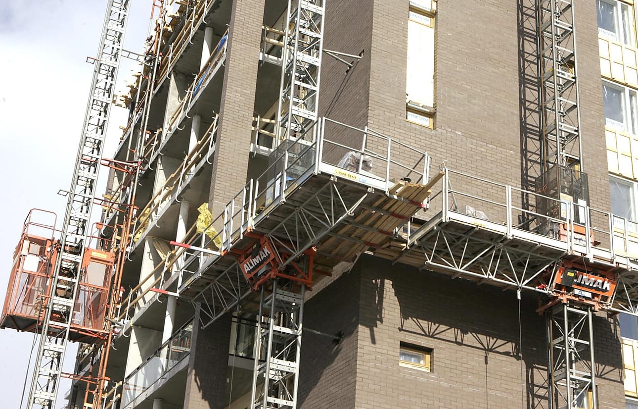 Rakennusalan työttömyys on kasvussa.