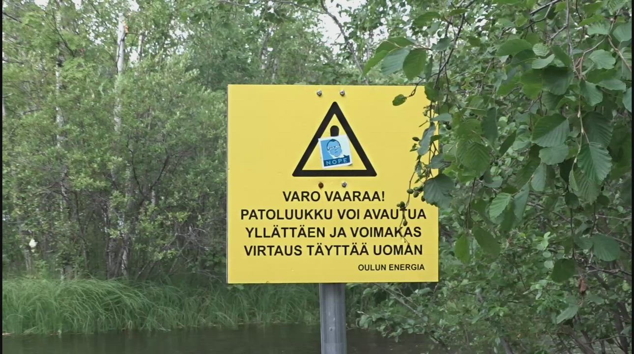 Ohijuoksutusta padolla