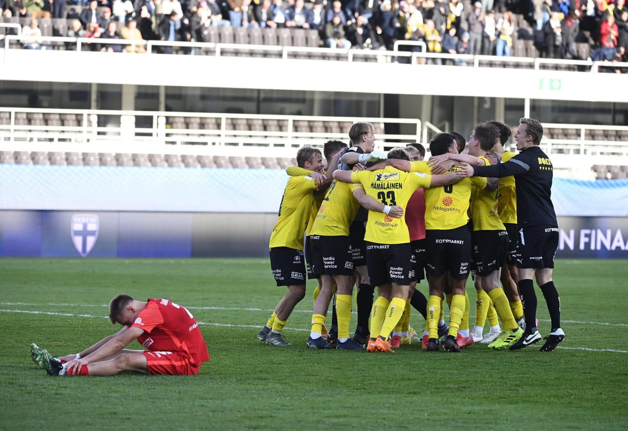 Miesten Suomen Cupin loppuottelu pelattiin 17. syyskuuta. LEHTIKUVA / Antti Aimo-Koivisto