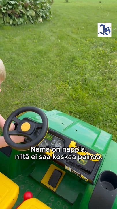 Minä ja menopelini: 3-vuotiaan Joelin "Gatori" on nuoren työmiehen tärkein menopeli