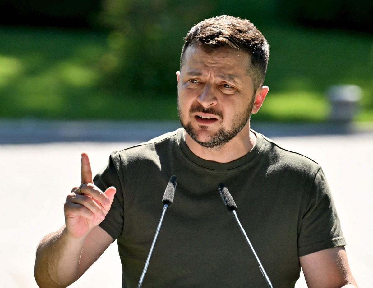 Kolmikon tapaaminen järjestetään Ukrainan presidentin Volodymyr Zelenskyin aloitteesta. LEHTIKUVA/AFP