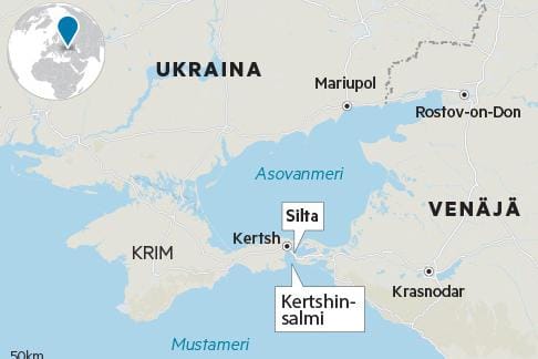 Kertshinsalmi on ainut reitti Asovanmeren satamakaupungeista Mustallemerelle. Venäjä on aloittanut viime kuukausina tarkastamaan salmea pitkin kulkevaa rahtiliikennettä. Se koituu Ukrainan mukaan kalliiksi liikenteelle.