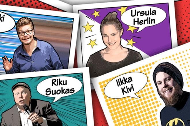 Heikki Vilja, Iikka Kivi, Riku Suokas ja Ursula Herlin saapuvat Lappajärven Kesäteatteriin heinäkuussa.