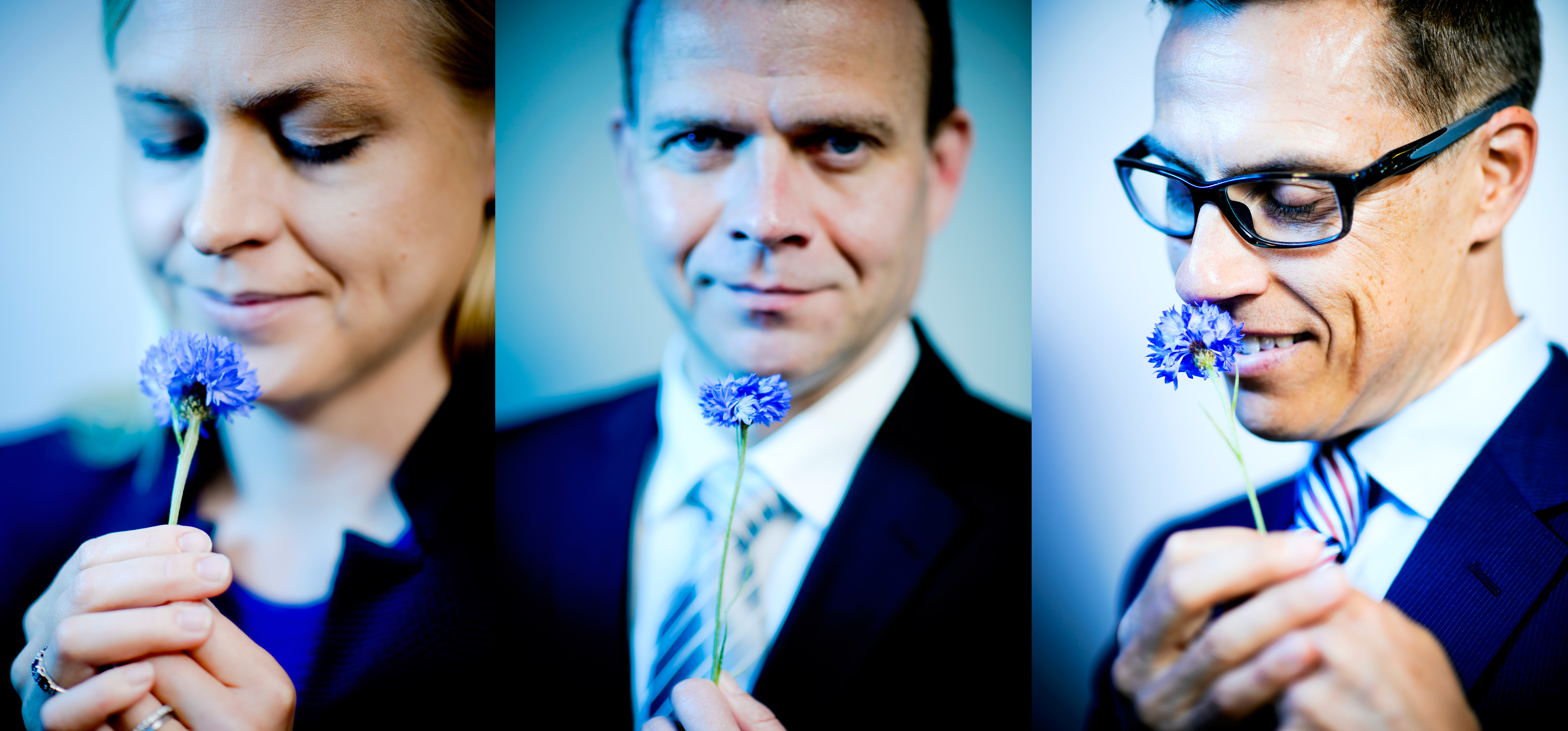 Kokoomuksen puheenjohtajuudesta kamppailevat Elina Lepomäki, Petteri Orpo ja Alexander Stubb.
