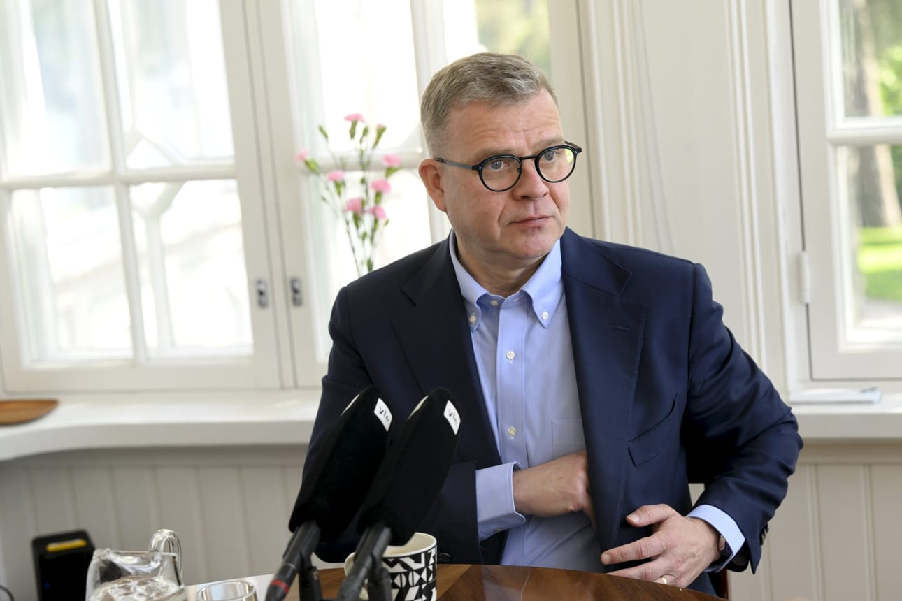Pääministeri Petteri Orpon (kok.) mukaan kysymys Palestiinan tunnustamisesta on mitä ajankohtaisin. LEHTIKUVA / Vesa Moilanen