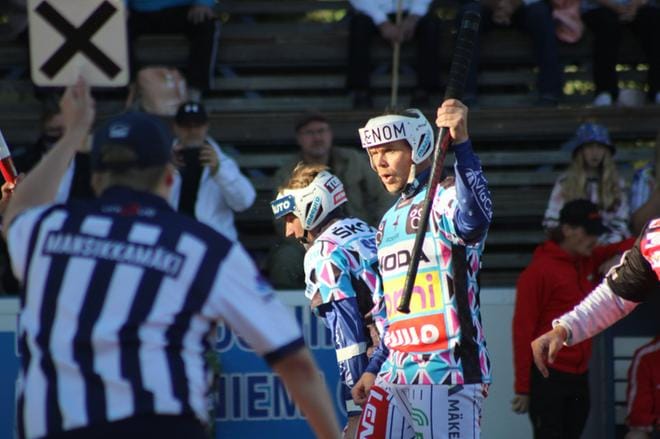 Janne Mäkelä karjui saarikentän kuninkaana. KUVA: TOMI OLLI