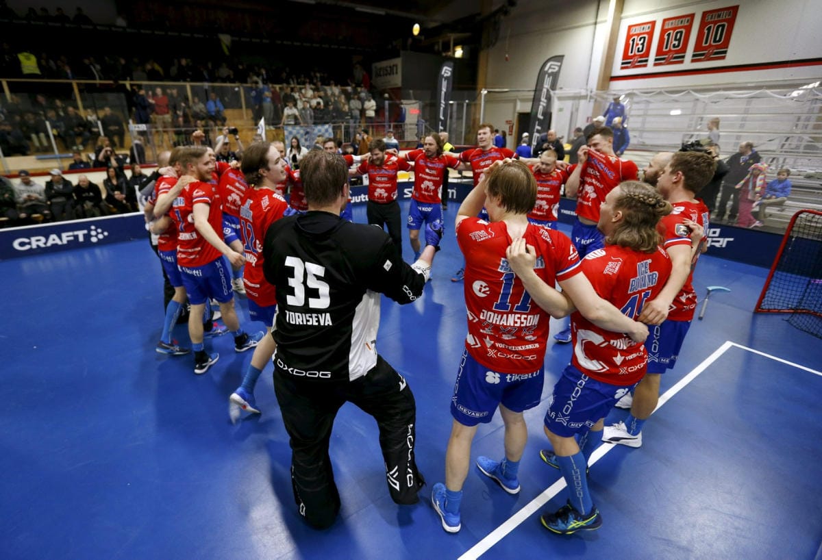 Classic kukisti Nokian KrP:n maalein 6–4 ja vei mestaruuden voitoin 4–2. LEHTIKUVA / Kalle Parkkinen