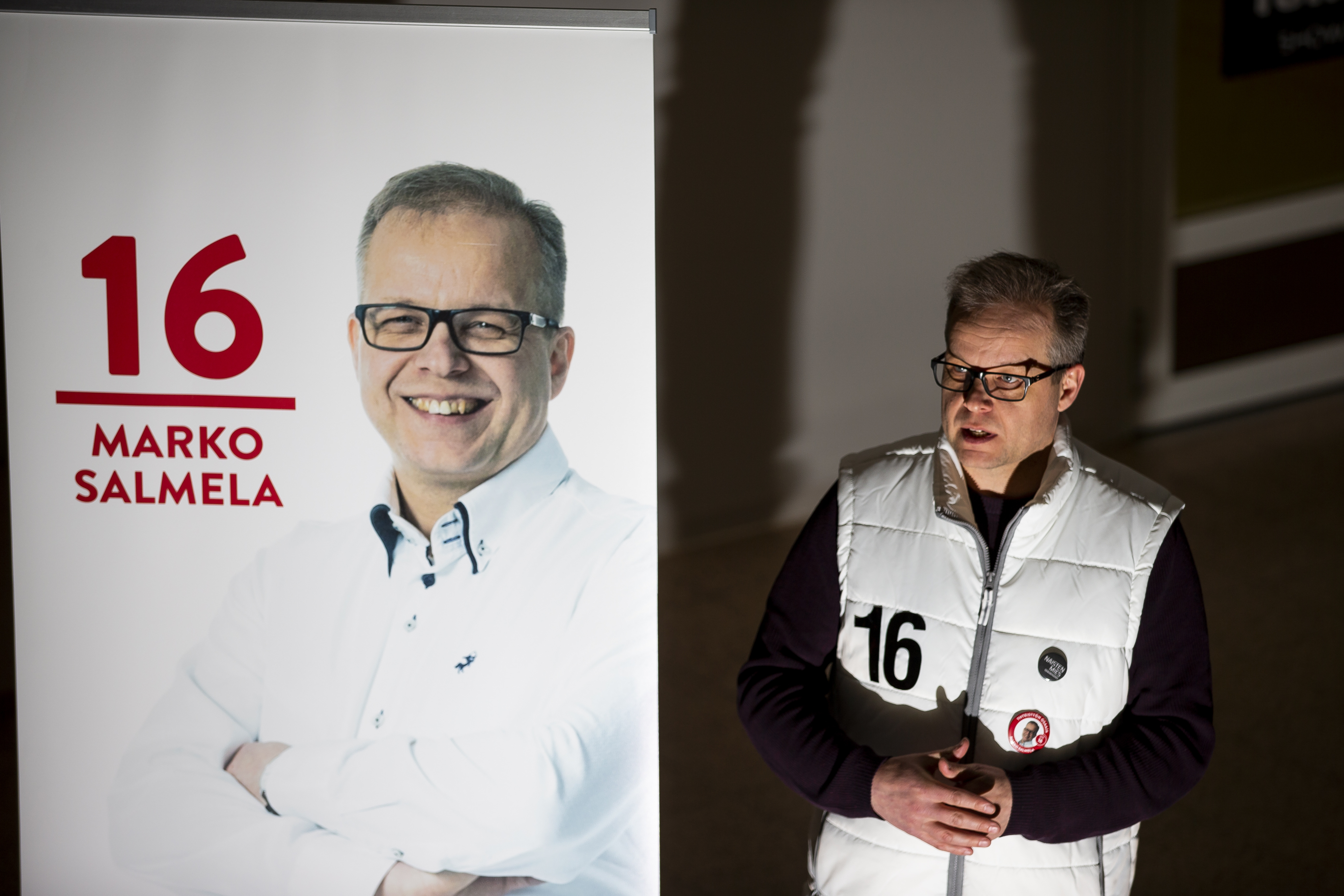 Demarien vaalitilaisuus Raahessa, Marko Salmela