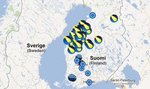 Meteoroidista tehtiin useita ilmoituksia Ursan Taivaanvahti-havaintojärjestelmään.