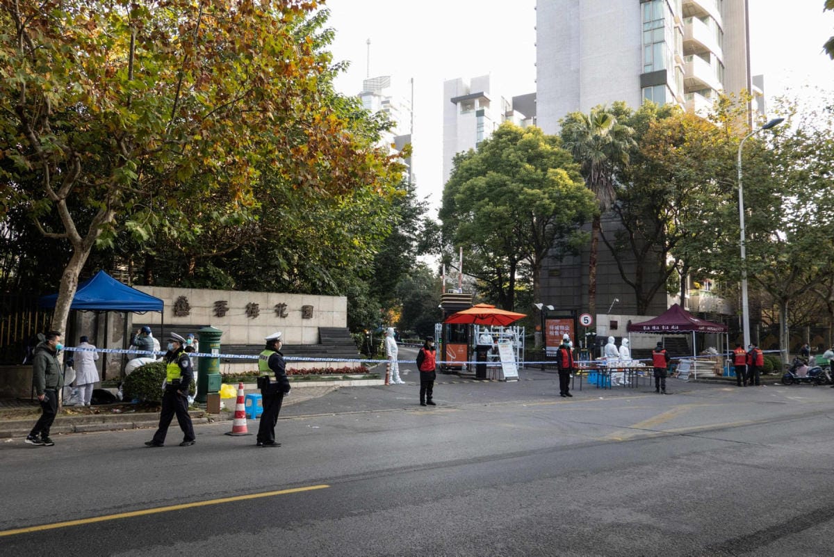 Shanghaissa vahvistui kolme koronavirustartuntaa. LEHTIKUVA/AFP
