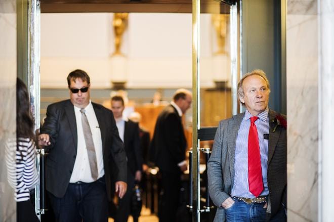 Kansanedustajien kulukorvauksista nousi kohu sen jälkeen, kun kävi ilmi, että kansanedustaja Teuvo Hakkarainen (ps.) oli ilmoittanut eduskunnalle kakkosasunnokseen saunatilan. KUVA: Silja Viitala