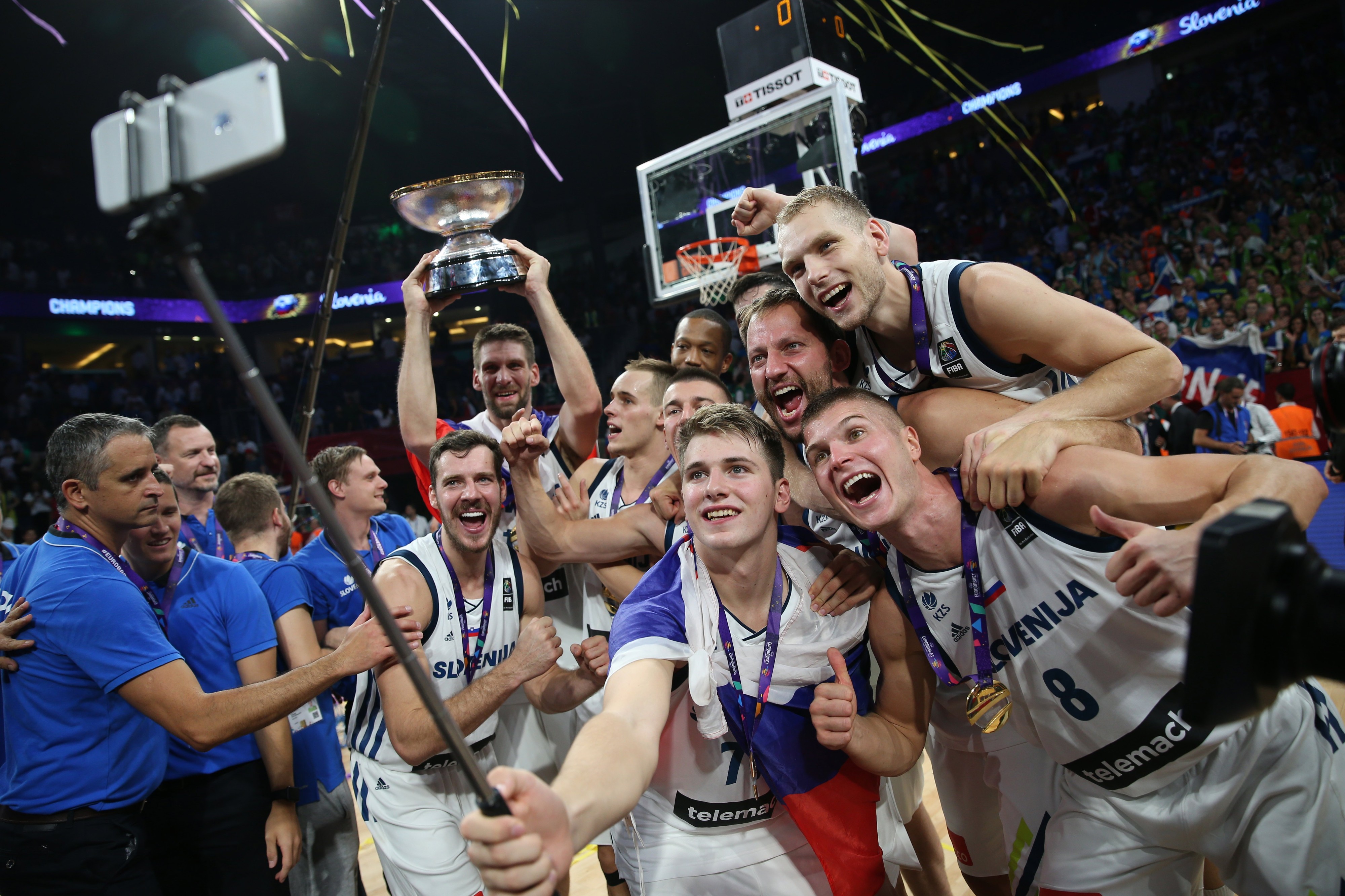 Slovenia vei voiton koripallon EM-kisoissa