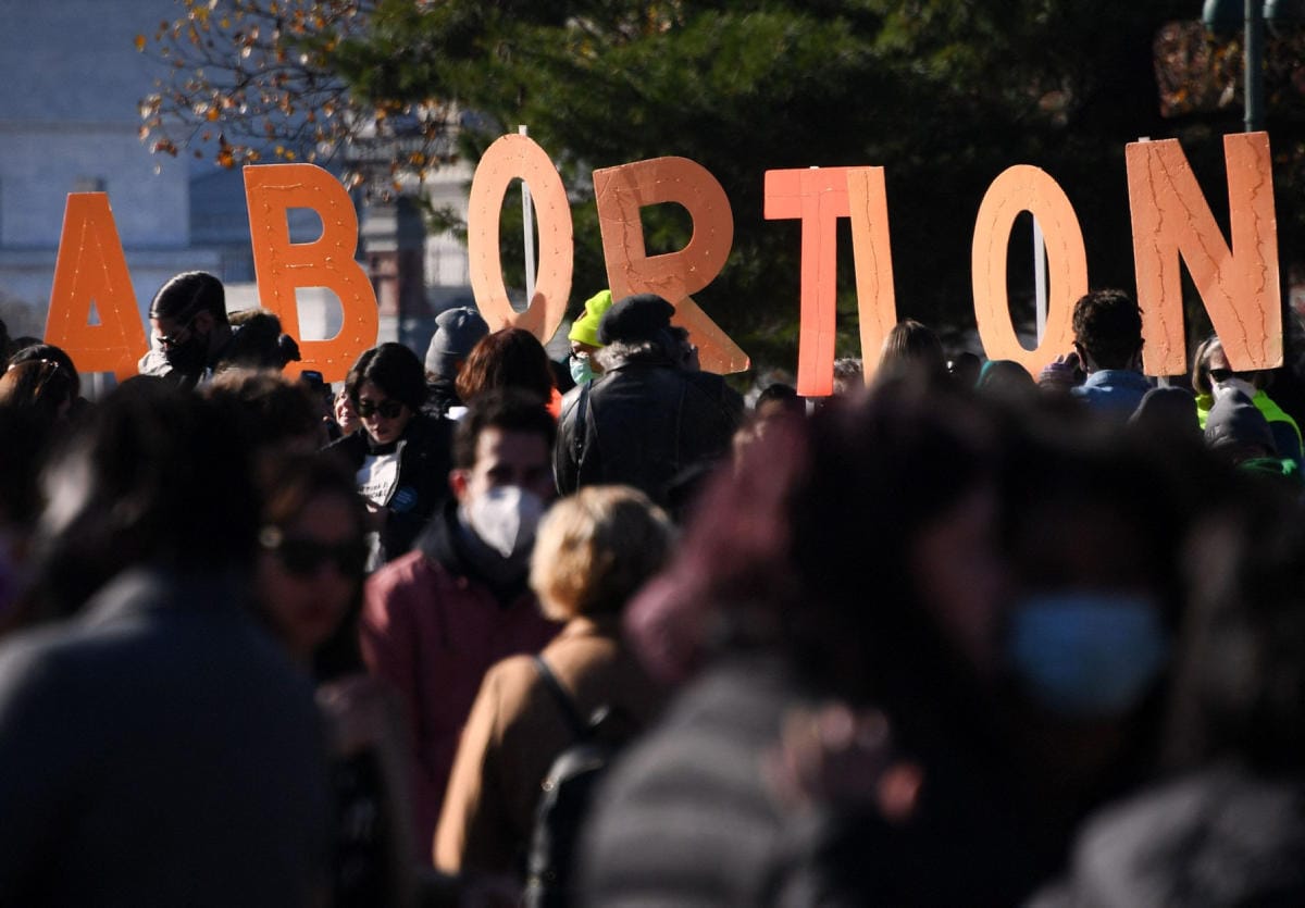 Jos Mississippin laki hyväksytään, aborttioikeuden uskotaan kiristyvän heti myös monissa muissa osavaltioissa. Päätös asiasta on luvassa kesäkuussa. LEHTIKUVA/AFP