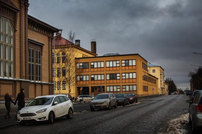 Merenkurkun koululla ruokailee päivittäin noin neljäkymmentä Vaasa-opistossa peruskoulua suorittavaa aikuisoppilasta. KUVA: MINNA ANTILA
