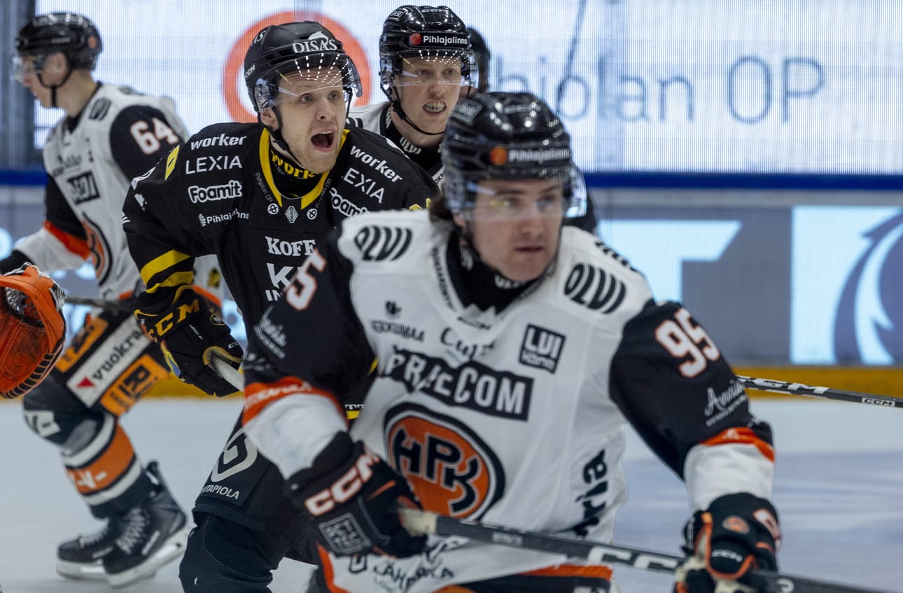 Kärppien Maxim Korpimäki hoiti jälleen hommansa.