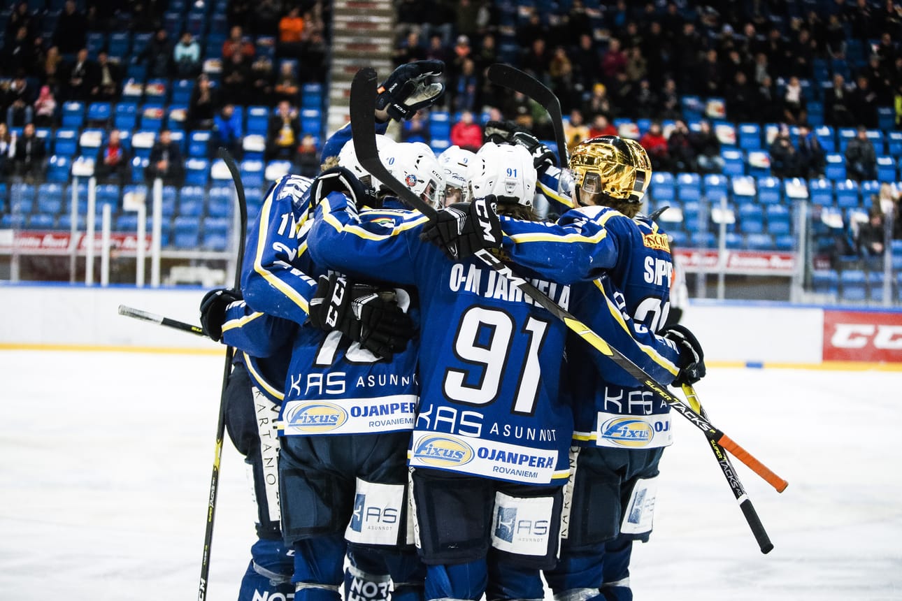 Rovaniemen Kiekko voitti Lempäälän Kisan ja jatkaa taistelua välieräpaikasta.